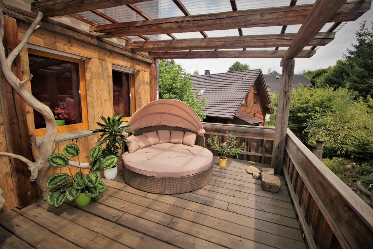 Oybiner Blockhaus Und Ferienwohnungen Hain  Esterno foto